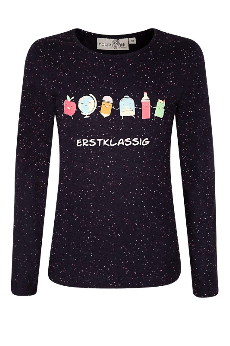 Langarmshirt Langarmshirt ERSTKLASSIG meliert