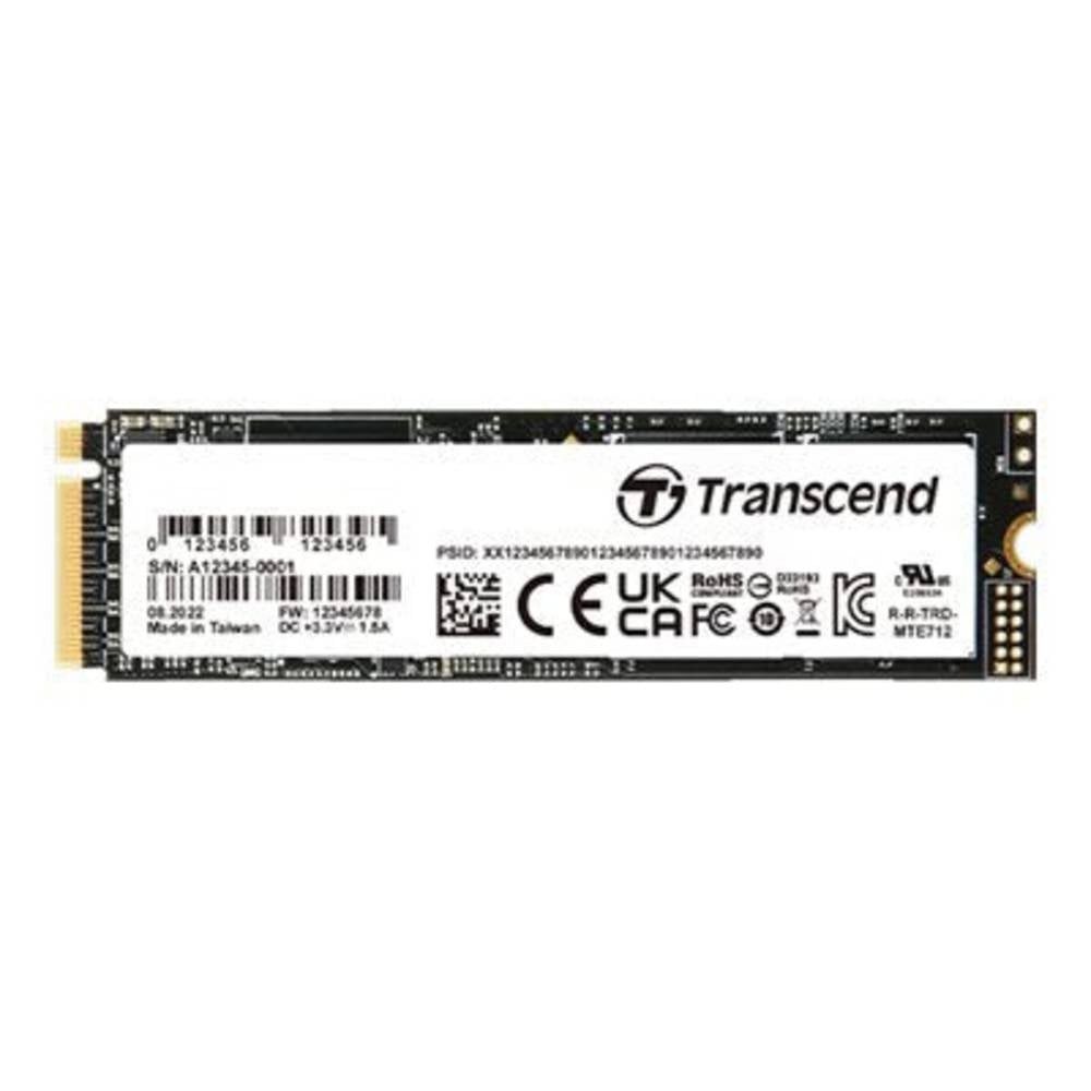 Transcend MTE712A M.2 2280 SSD 512GB TS512GMTE712A SSHD-Hybrid-Festplatte, AES 256-Bit-Verschlüsselung, TCG Opal Encryption