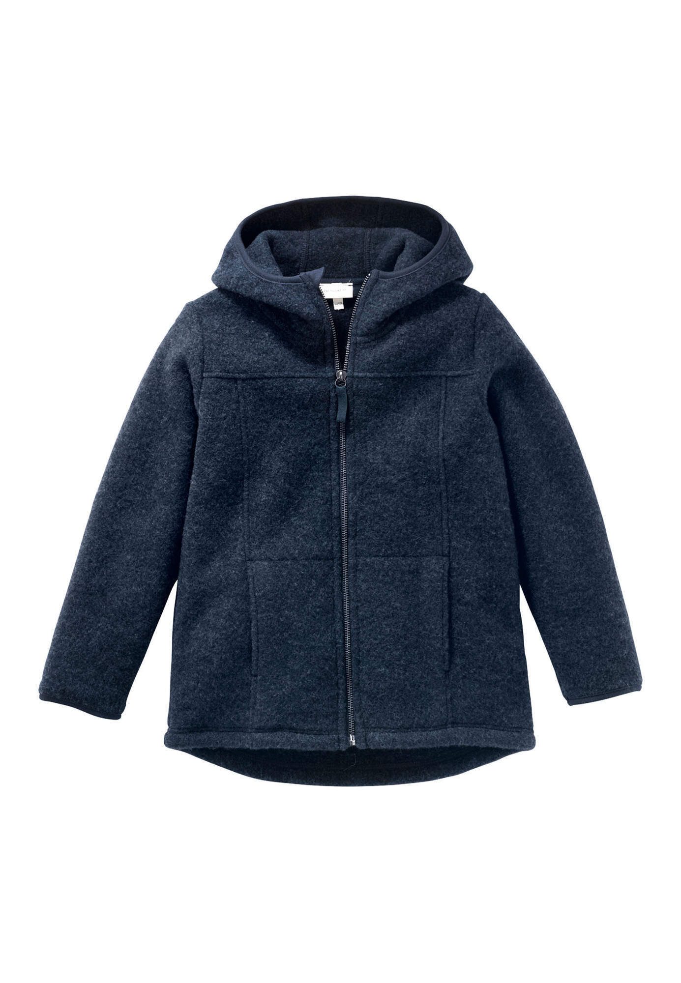 Fleecejacke aus reiner Bio-Merinowolle