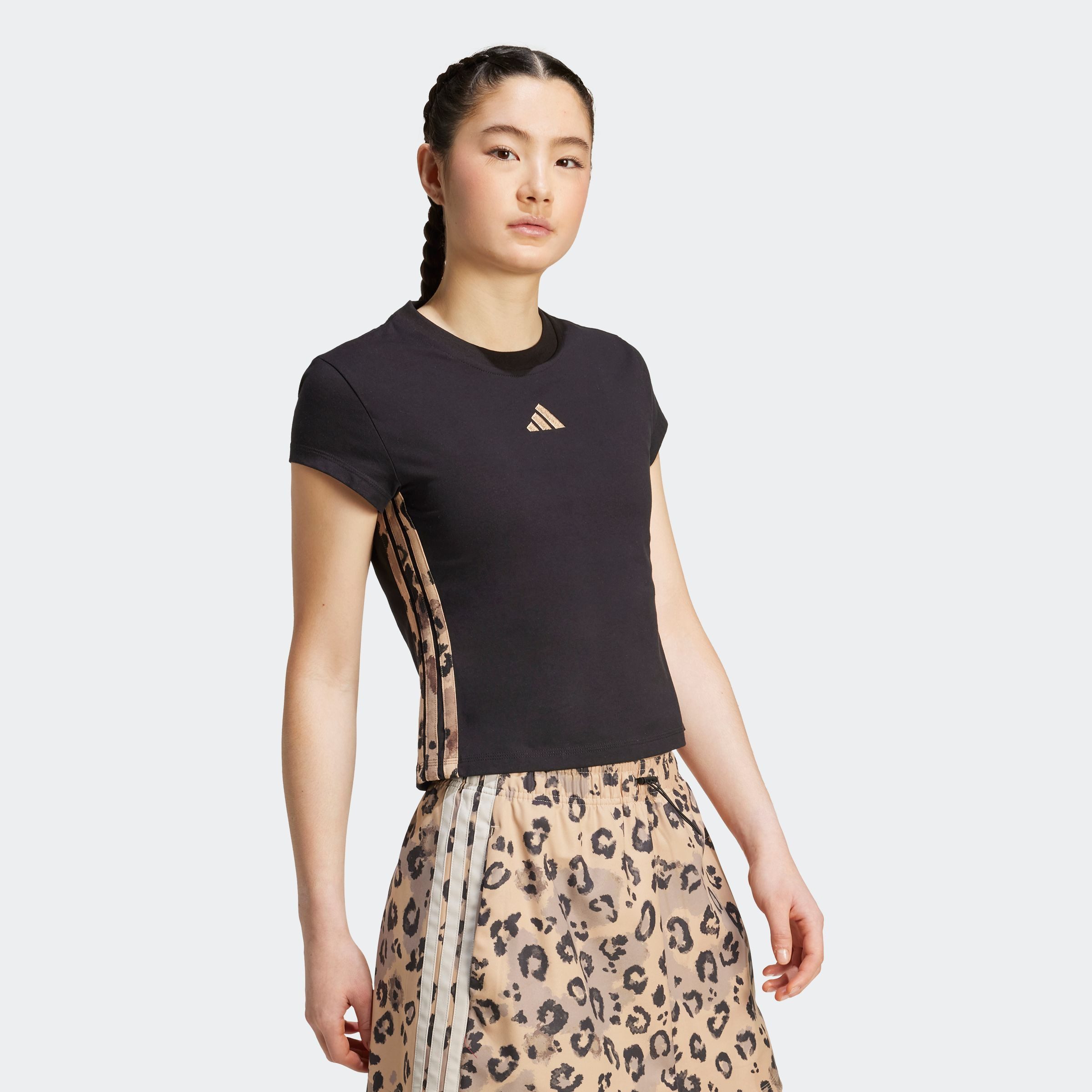 adidas Sportswear T-Shirt W AOP TEE sportlicher Schnitt, kurze Ärmel, mit L günstig online kaufen