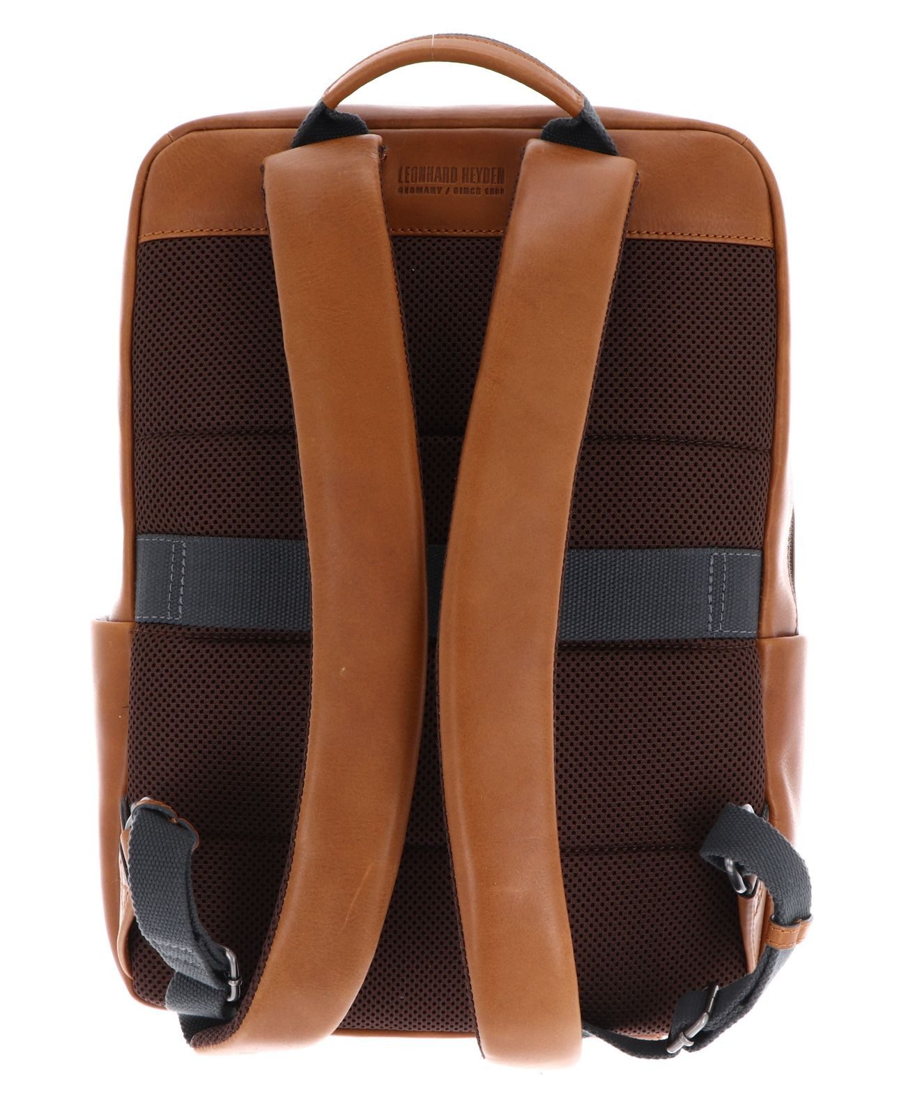 Leonhard Heyden Rucksack Rucksack 7081 (Set, 2-tlg), aus echtem Rindsleder