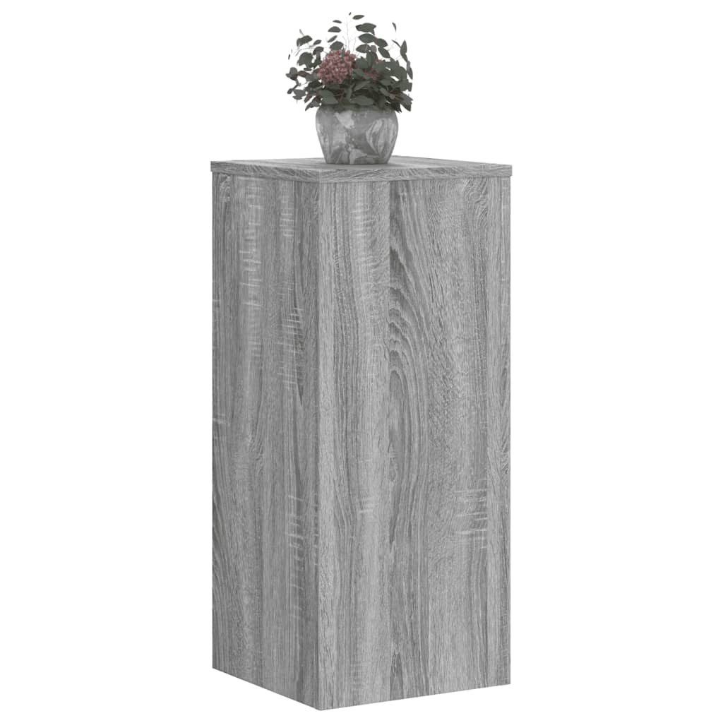 vidaXL Blumenständer Pflanzenständer 2 Stk. Grau günstig online kaufen