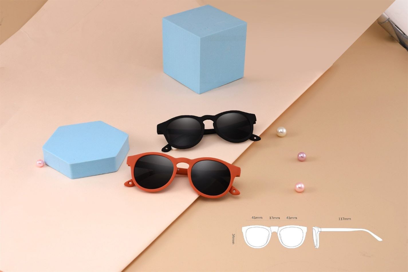 PACIEA Sonnenbrille Kinder 0-3 Jahre mit Band UV Schutz Polarisierter Sport
