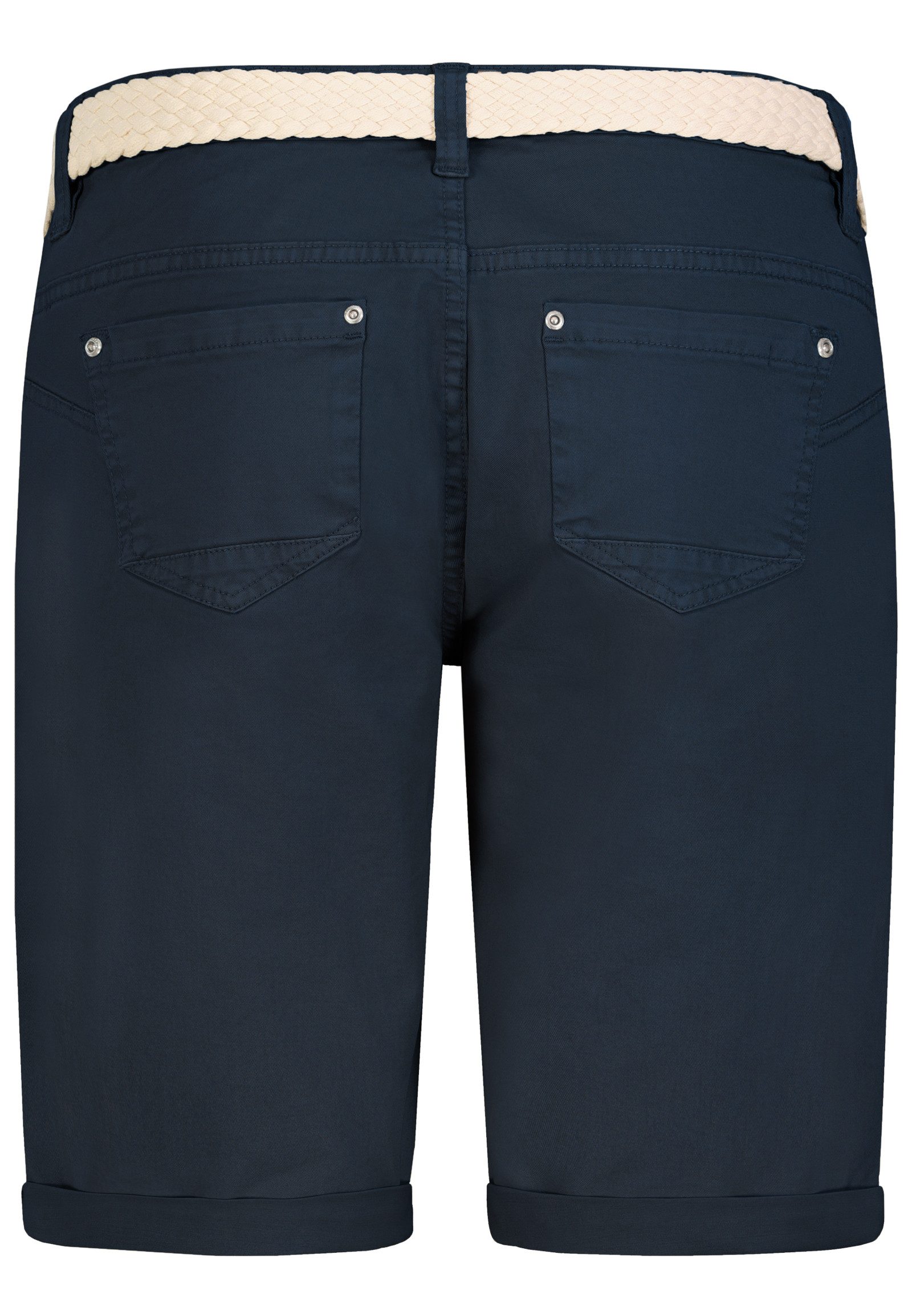 SUBLEVEL Bermudas Damen Short Bermuda kurze Hose Sommer Chino Stoff Hose mit Gürtel – Bild 3 von 5