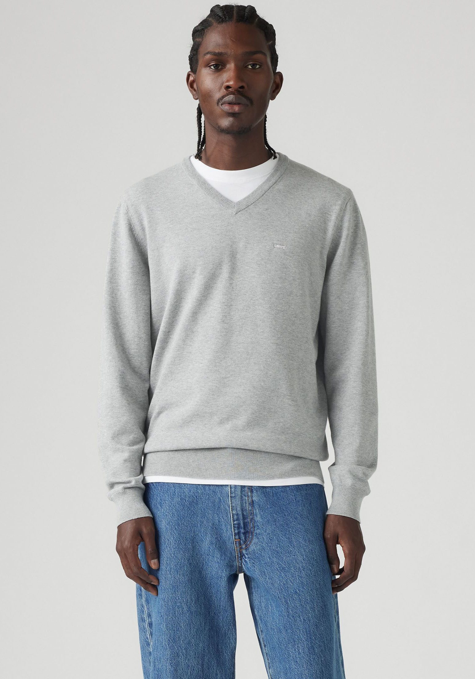 Levi's® Strickpullover LW V NECK mit V-Ausschnitt günstig online kaufen