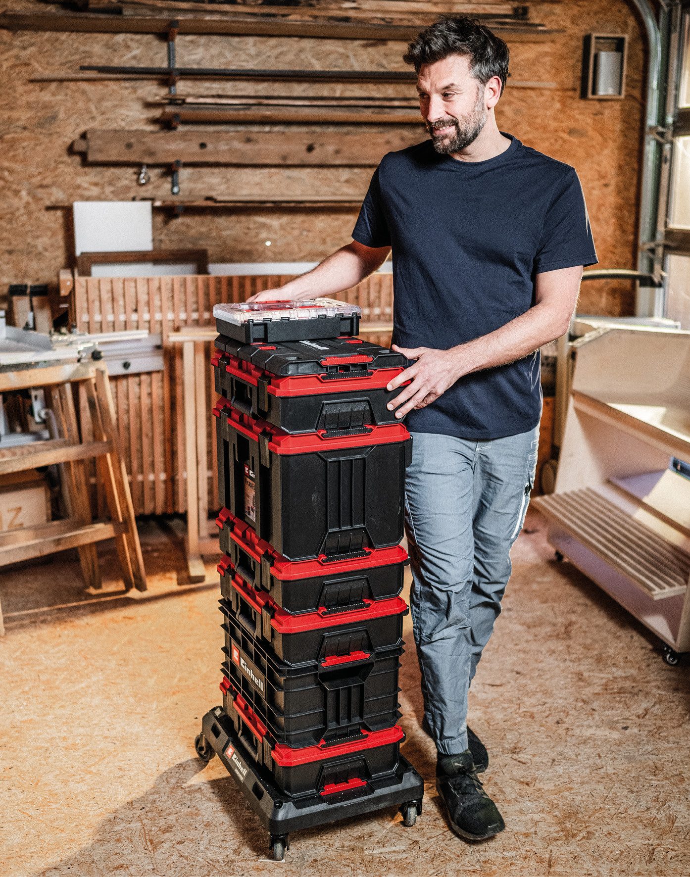 Einhell Werkzeugkoffer E-Case Adapterplatte