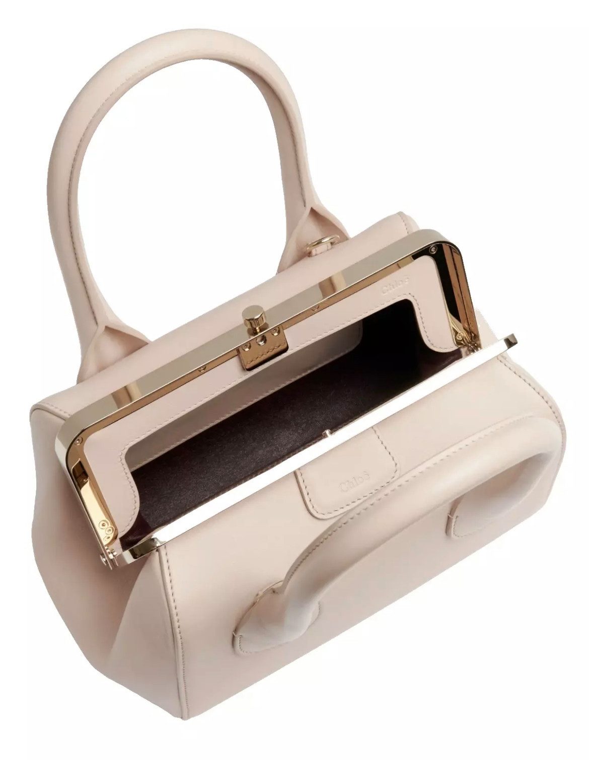 Chloé Schultertasche Joyce Frame Leder Tasche Umhängetasche, Abnehmbarer und verstellbarer Schulterriemen für vielseitiges Tragen