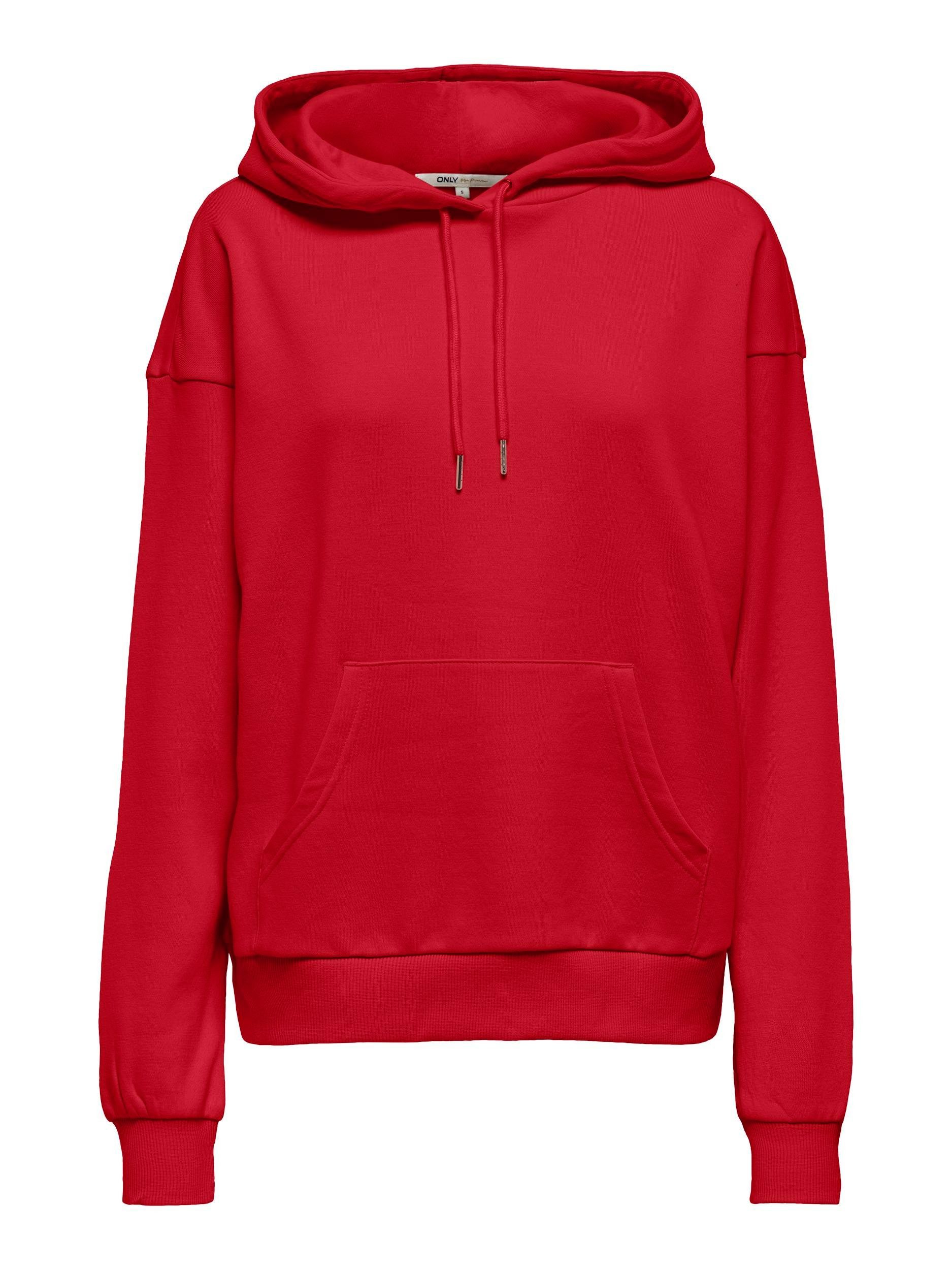 ONLY Hoodie Red PNT SWEAT EVERY Equestrian HOODIE ONLJODA