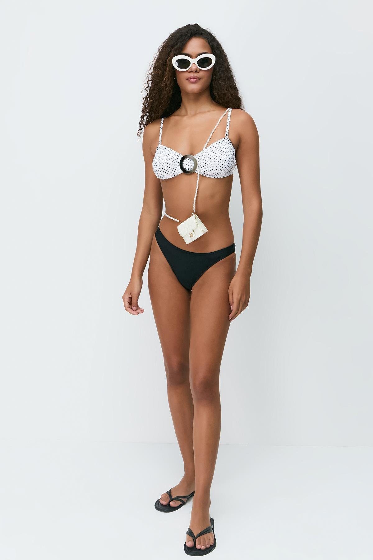 Bügel-Bikini-Top Trägerloses Bikini-Set