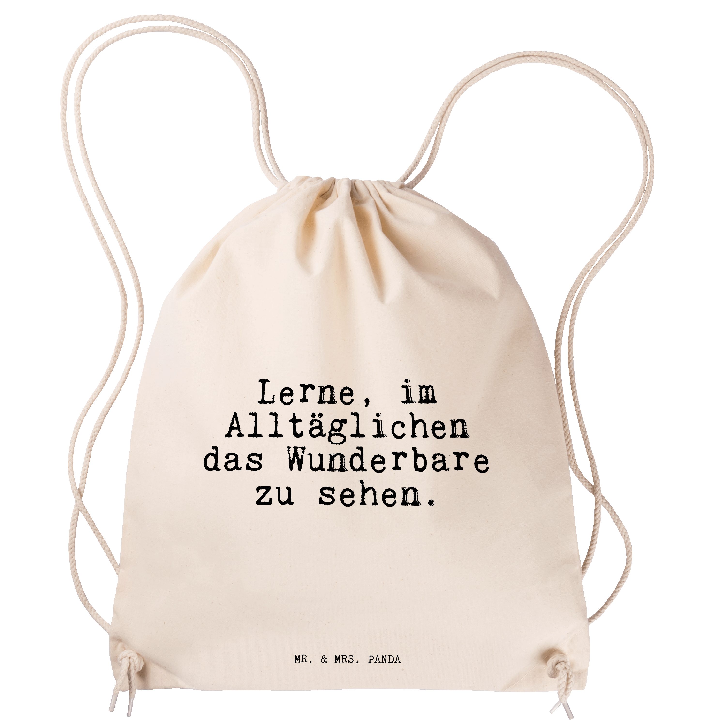Mr. & Mrs. Panda Sporttasche »Lerne, im Alltäglichen das