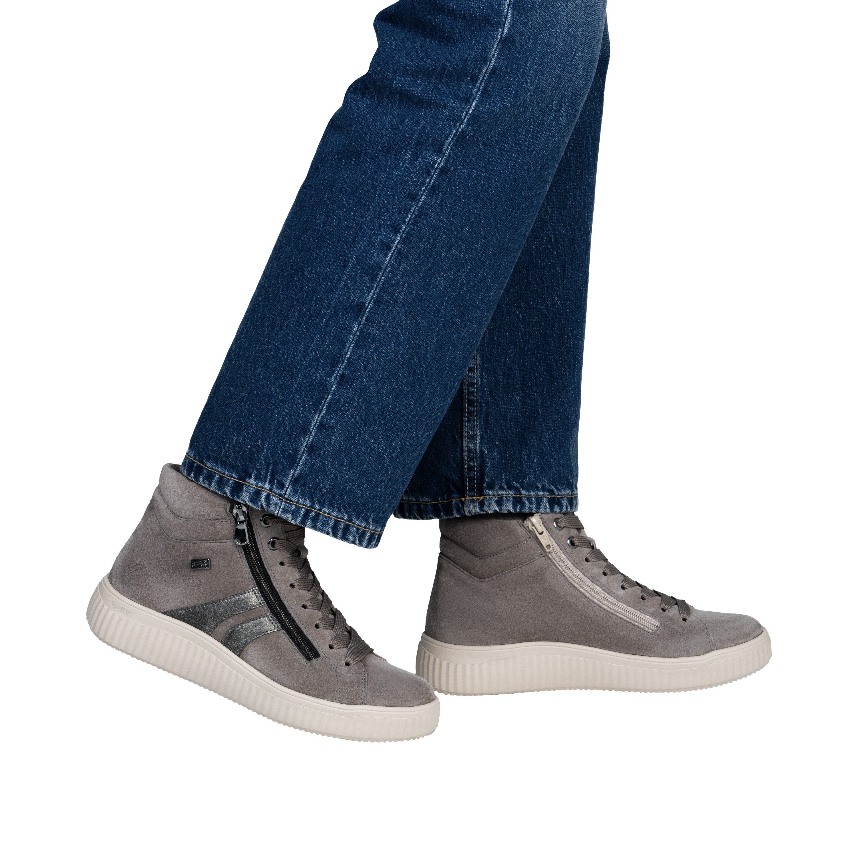 Remonte Winterboots Sneakerboots, Stiefelette mit Reißverschlüssen, TEX-Membran