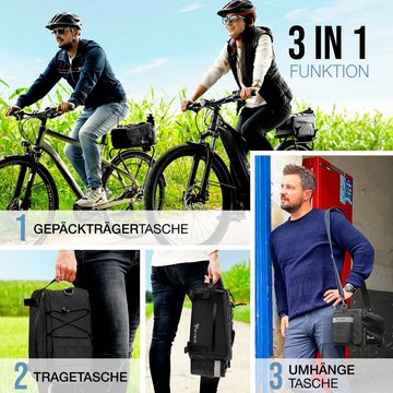 MIVELO Fahrradtasche Gepäckträgertasche für Fahrrad Kühltasche isoliert 10L