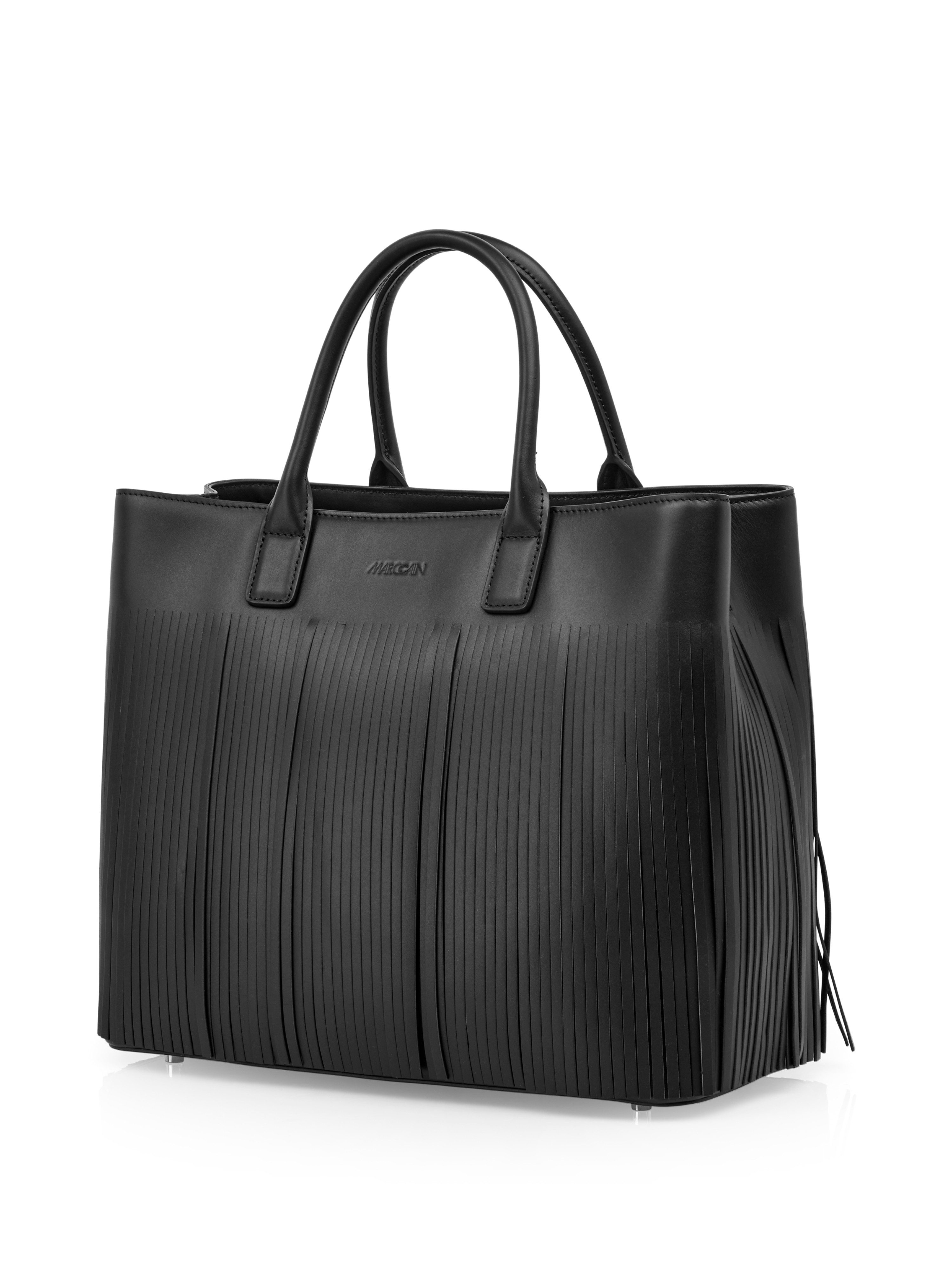 Marc Cain Henkeltasche, Damen, Umhängetasche, Schultertasche mit Logoschriftzug