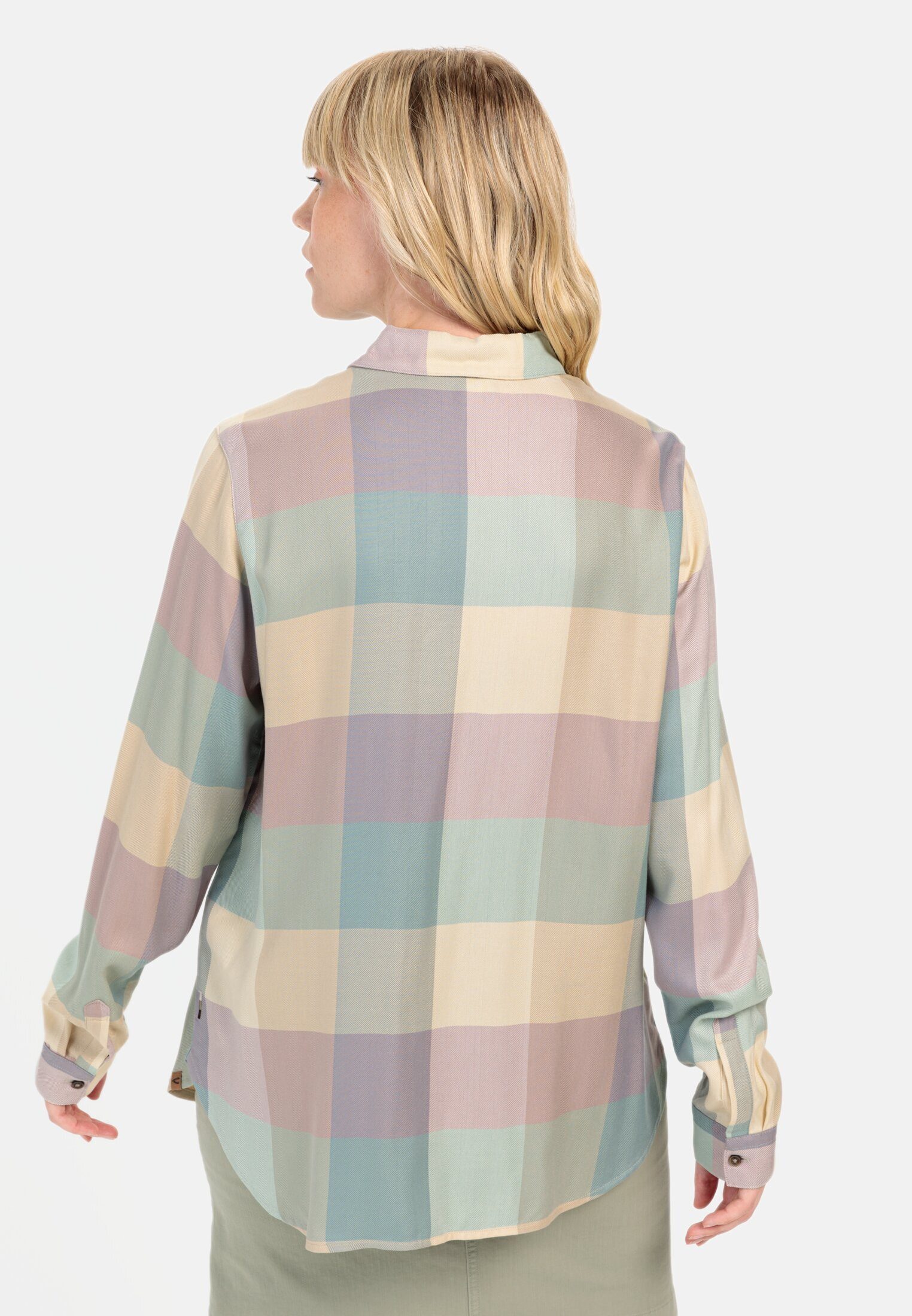 camel active Hemdbluse aus Viskose kariert günstig online kaufen