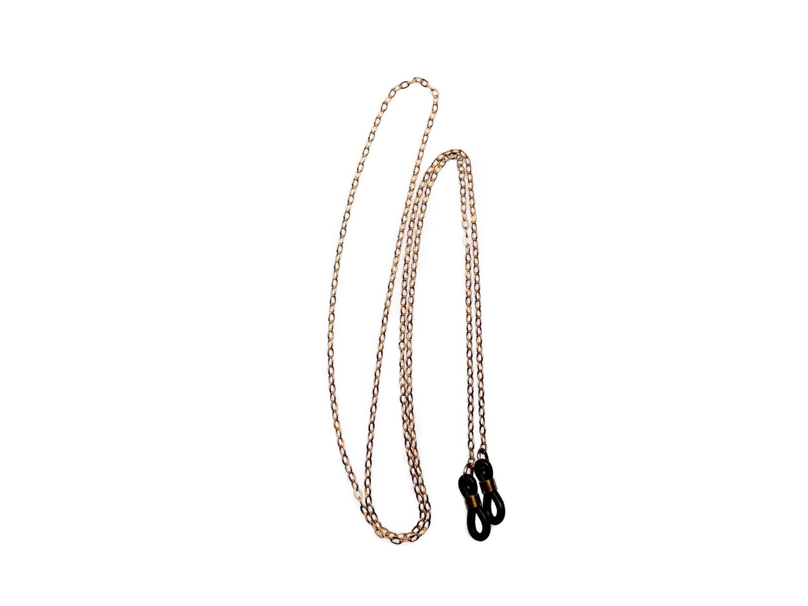 Brillenetui Brillenband aus Metall in Gold Nr. 28
