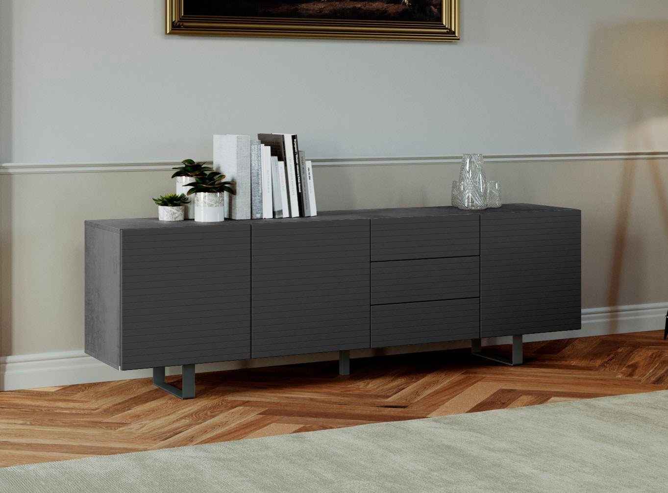 DIVENTA Sideboard, Breite 220 cm