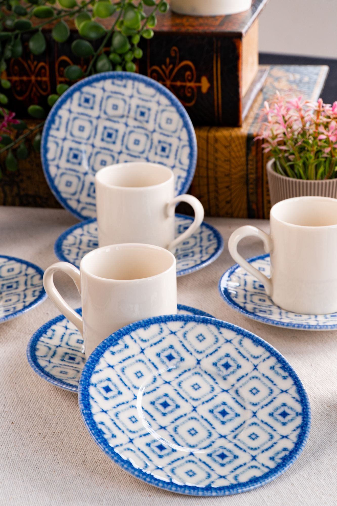 Hermia Concept Espressotasse Becher, 12-tlg., Porzellan, 12-teiliges Set