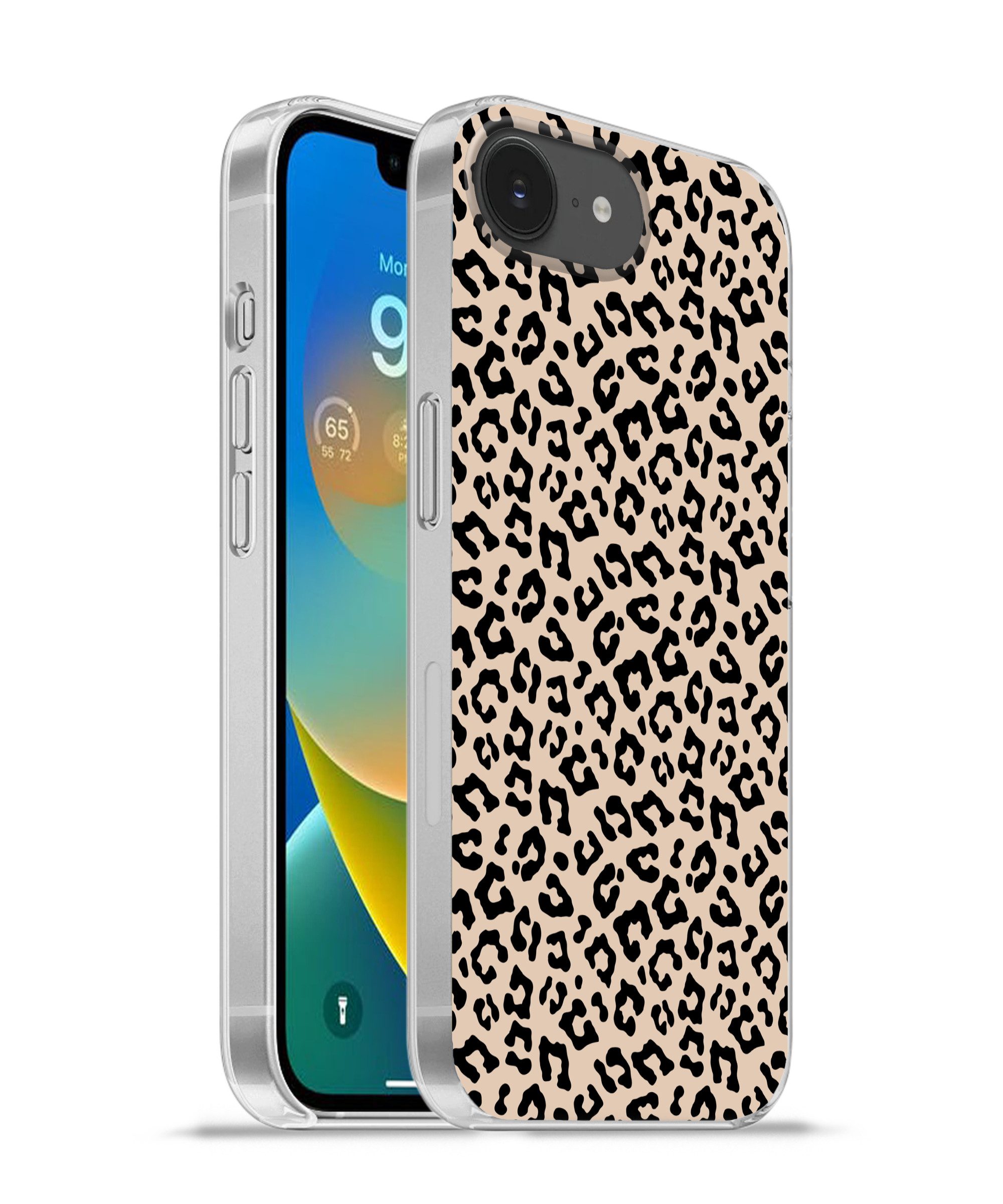 MuchoWow Handyhülle für Apple iPhone 16e Pantherdruck - Schwarz - Braun - Tierdruck, Smartphone-Bumper, Print, Handy Schutzhülle Dünn