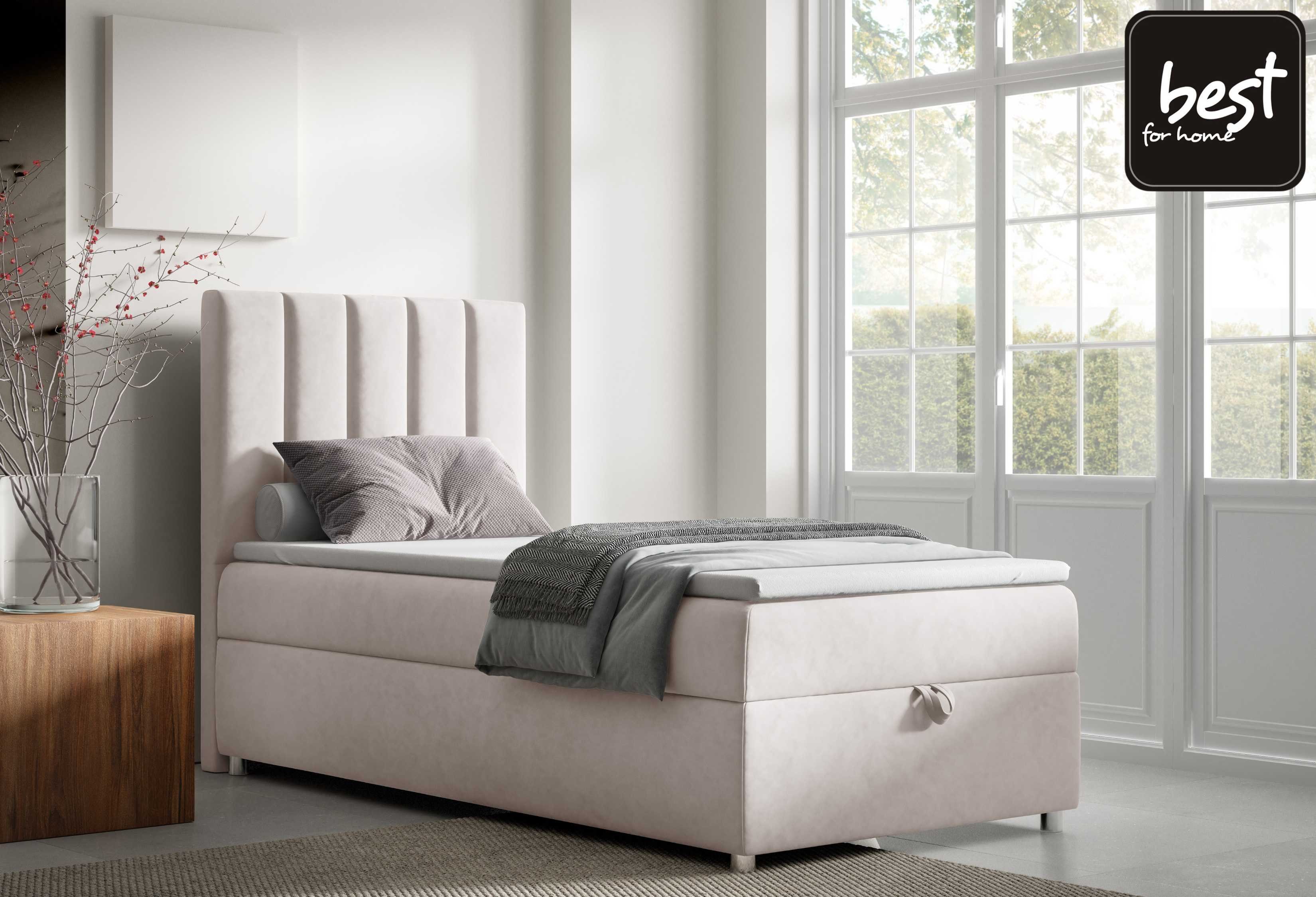 Creme Bonellfederkern Home Topper inkl. Trinity SINGLE Best for Boxspringbett Bettkasten mit K-10