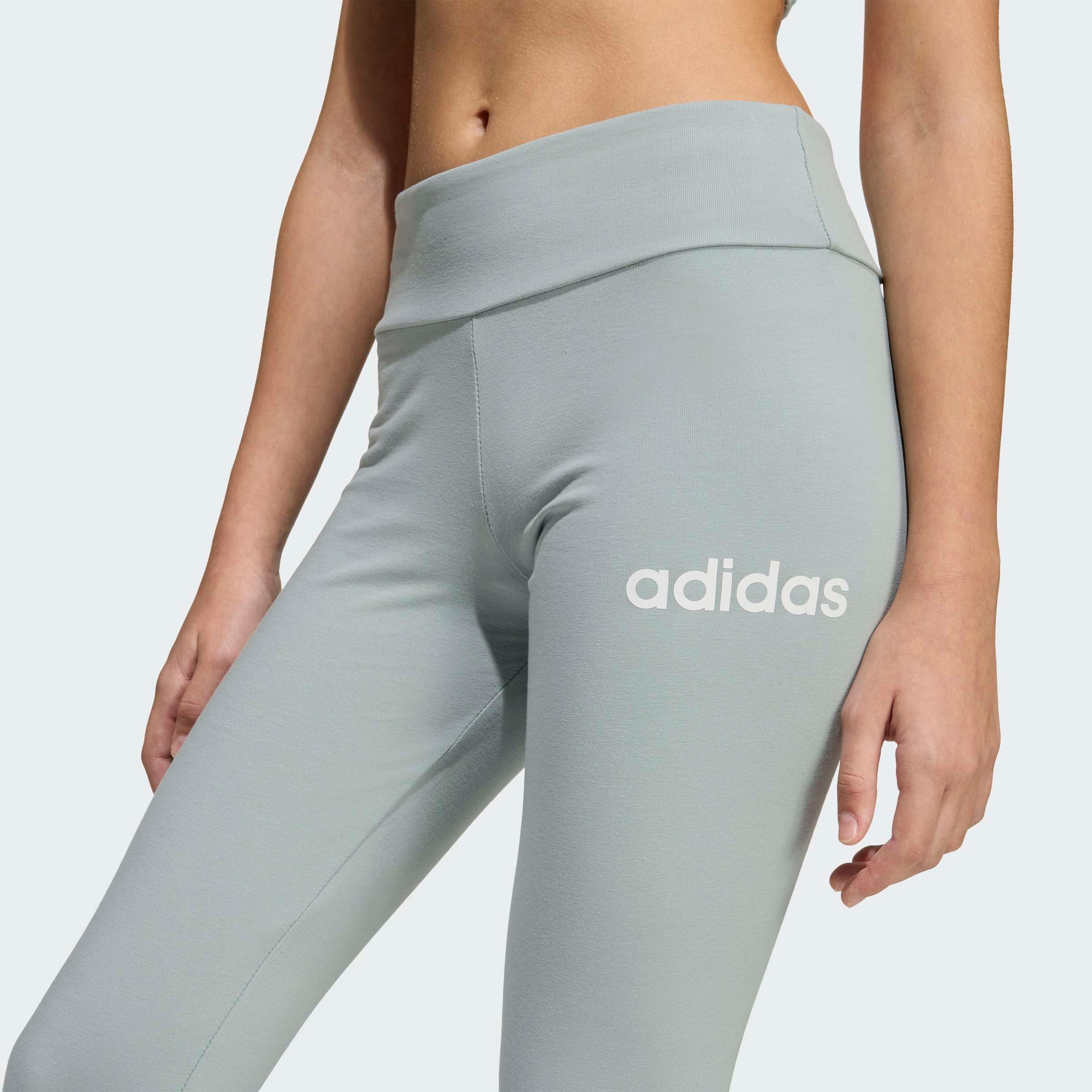 adidas Sportswear Leggings JG LIN LEG 230 sportlicher Stil, für Kinder, aus Baumwolle mit Elasthan