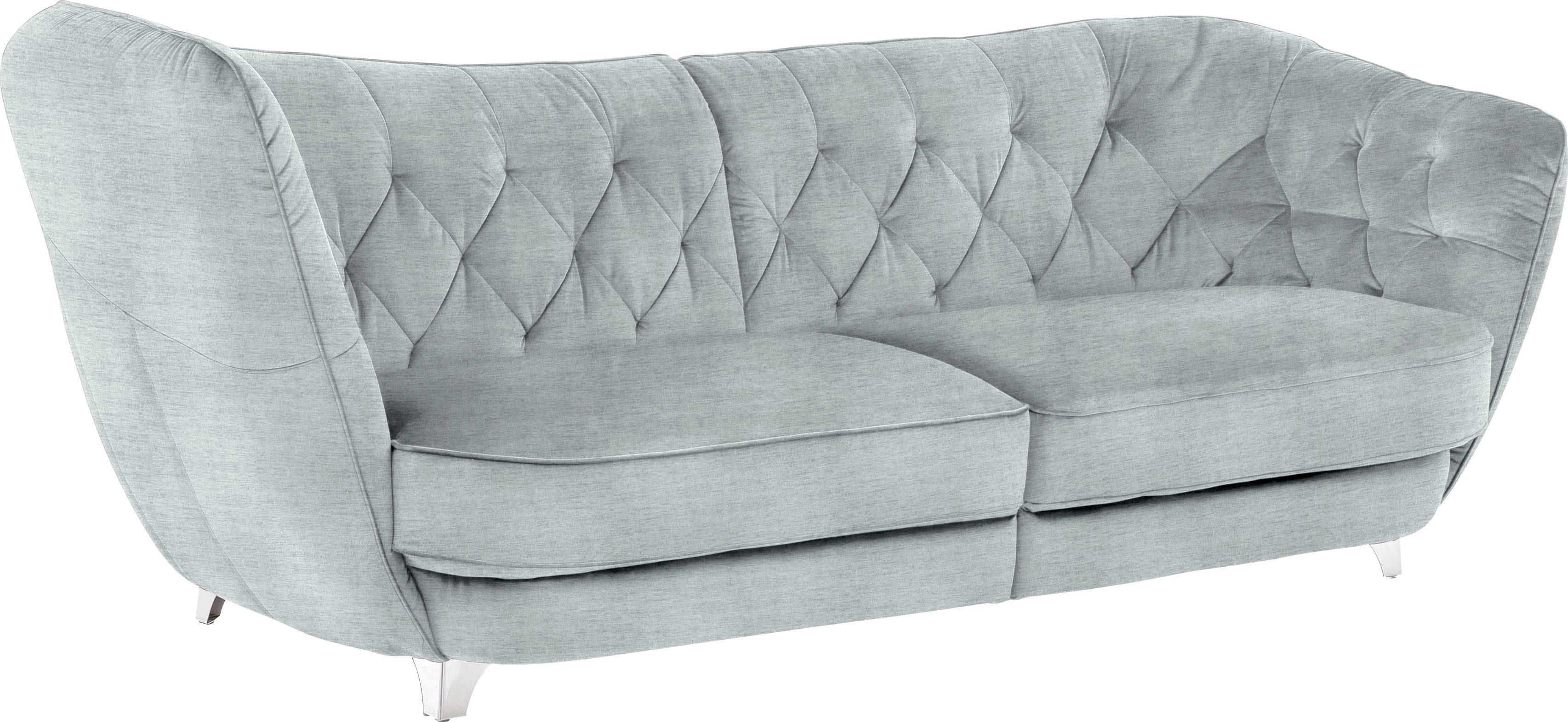Leonique Big-Sofa "Retro", stylischer Hochlehner günstig online kaufen