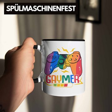 Trendation Tasse Trendation - LGBT Tasse Geschenk für Schwule Lesben Transgender Gaymer Regenbogen Lustige Grafik Regenbogen