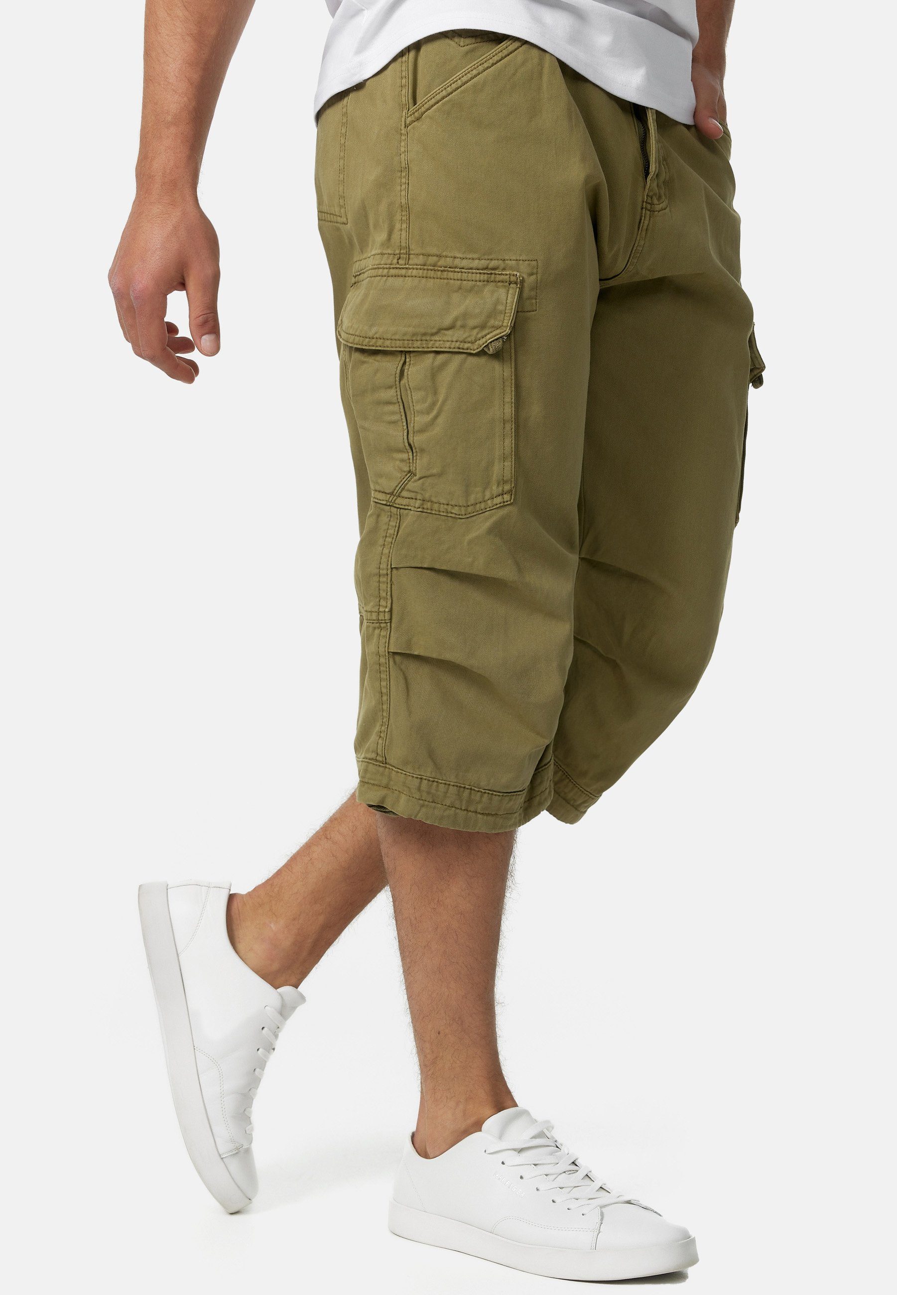 Indicode Cargoshorts Nicolas Check aus einer günstig online kaufen