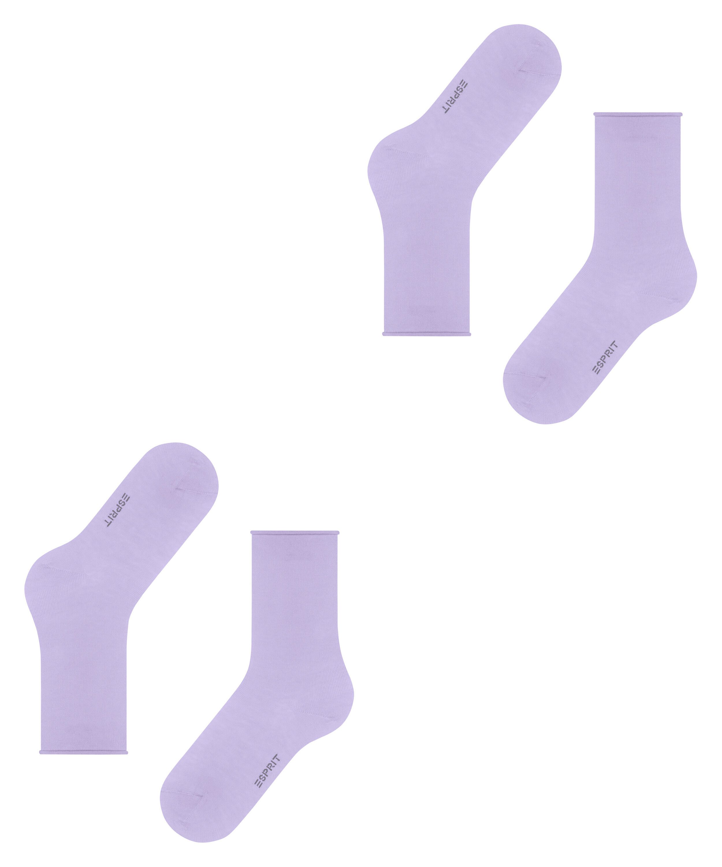 Esprit Socken Basic Pure 2-Pack Socken mit hohem Baumwollanteil (2-Paar) mit hohem Baumwollanteil