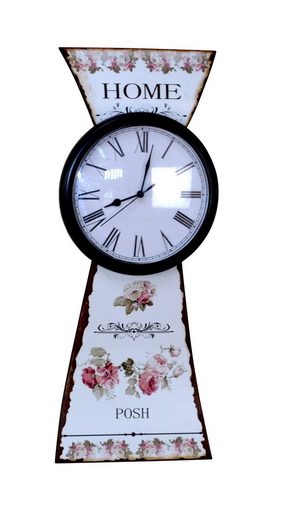 moebel-direkt-online Wanduhr »HOME« (Aus Metall im Shabby-Style) online