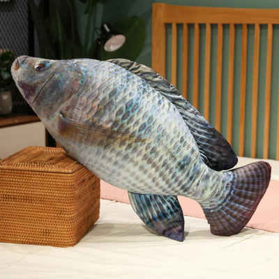 Tinisu Kuscheltier Barsch Kuscheltier - 30 cm Plüschtier Fisch Stofftier