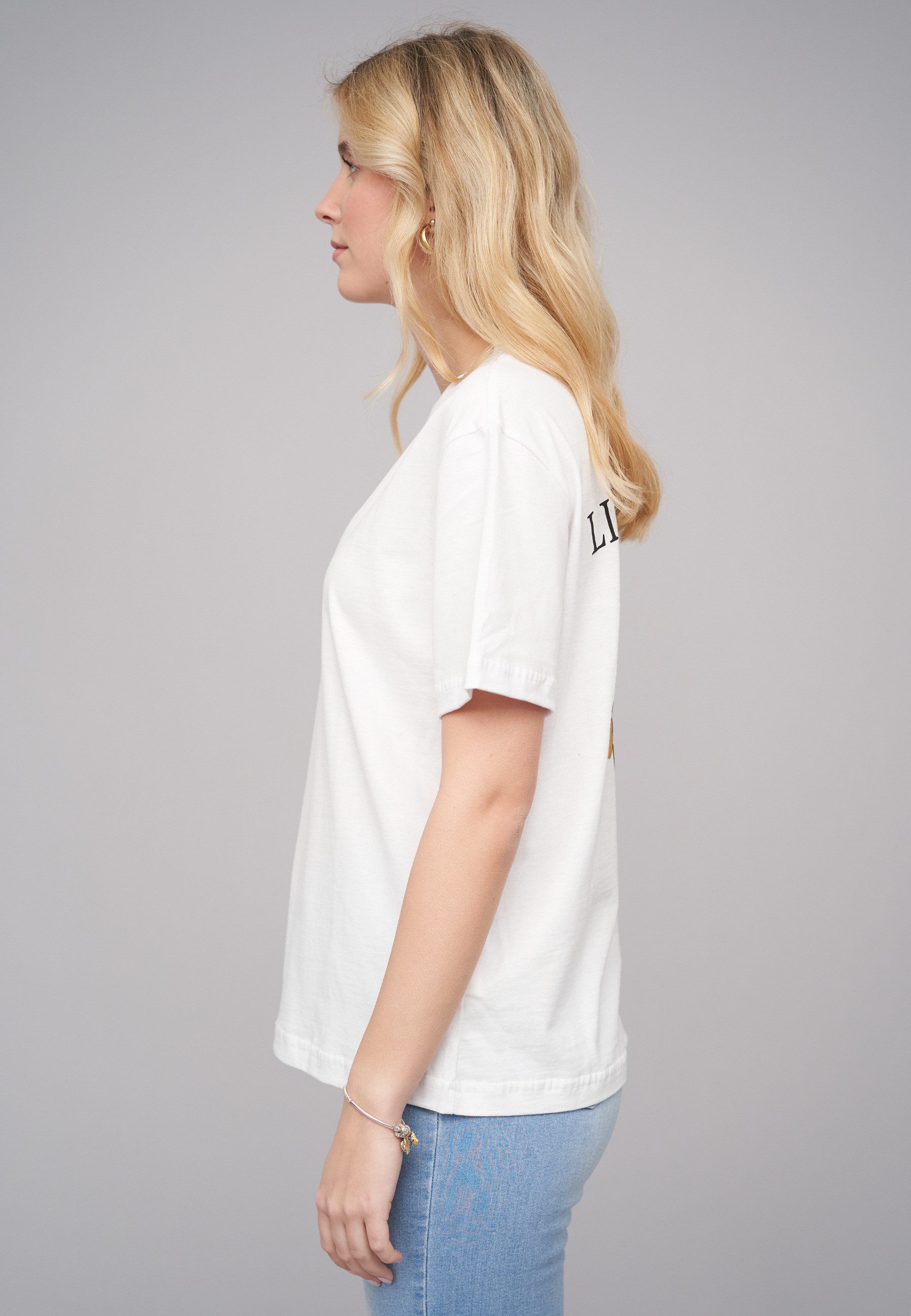 CLOUD 5IVE T-Shirt CLOUD 5IVE Ladies 77 Limoncello White Tee (1-tlg)