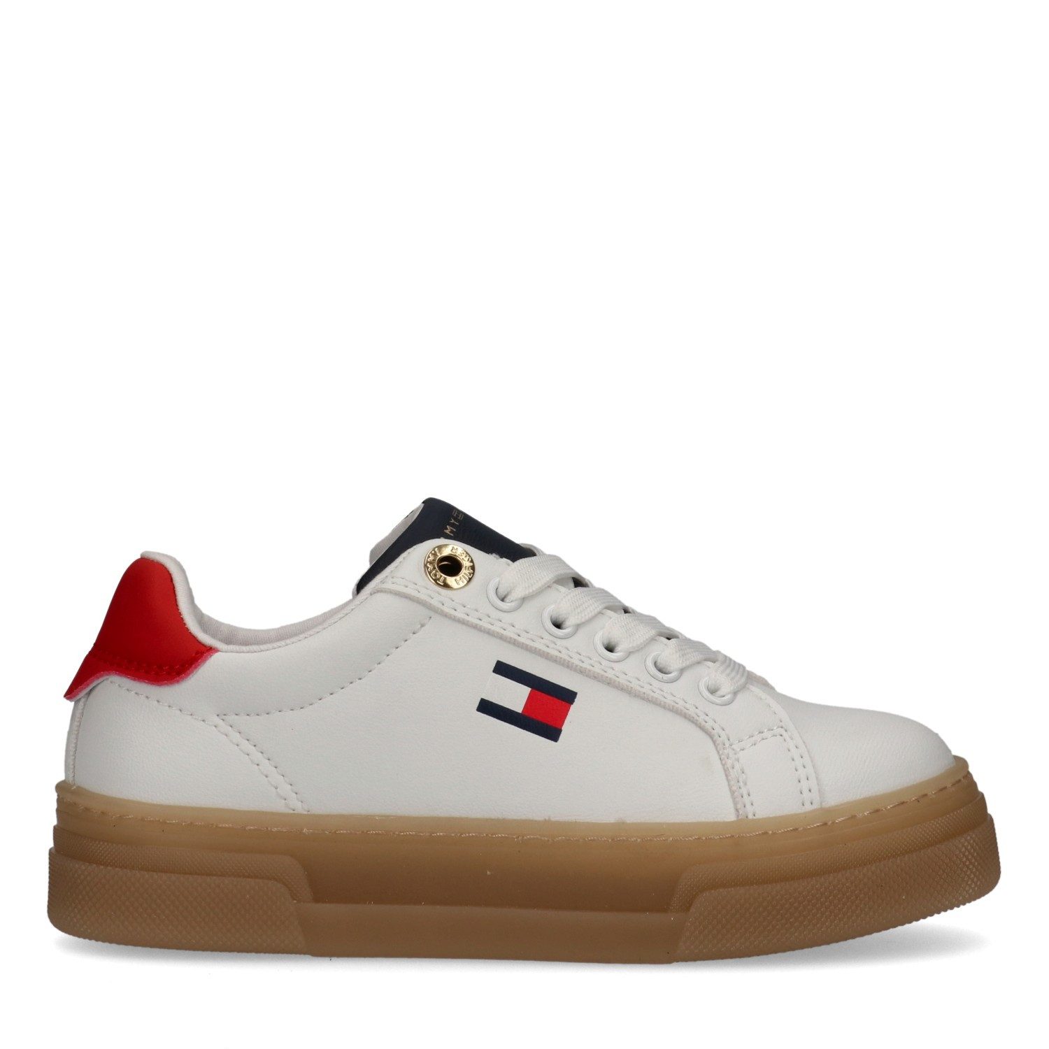 Tommy Hilfiger Sneaker Retro Sneaker, Schnürschuh, Halbschuh mit Plateausohle