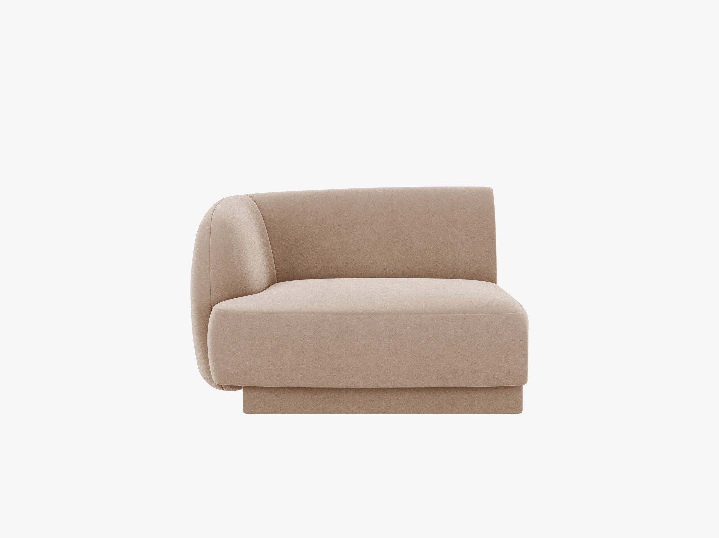 Micadoni Sofa-Eckelement Miley, Eckmodul 1-Sitzer