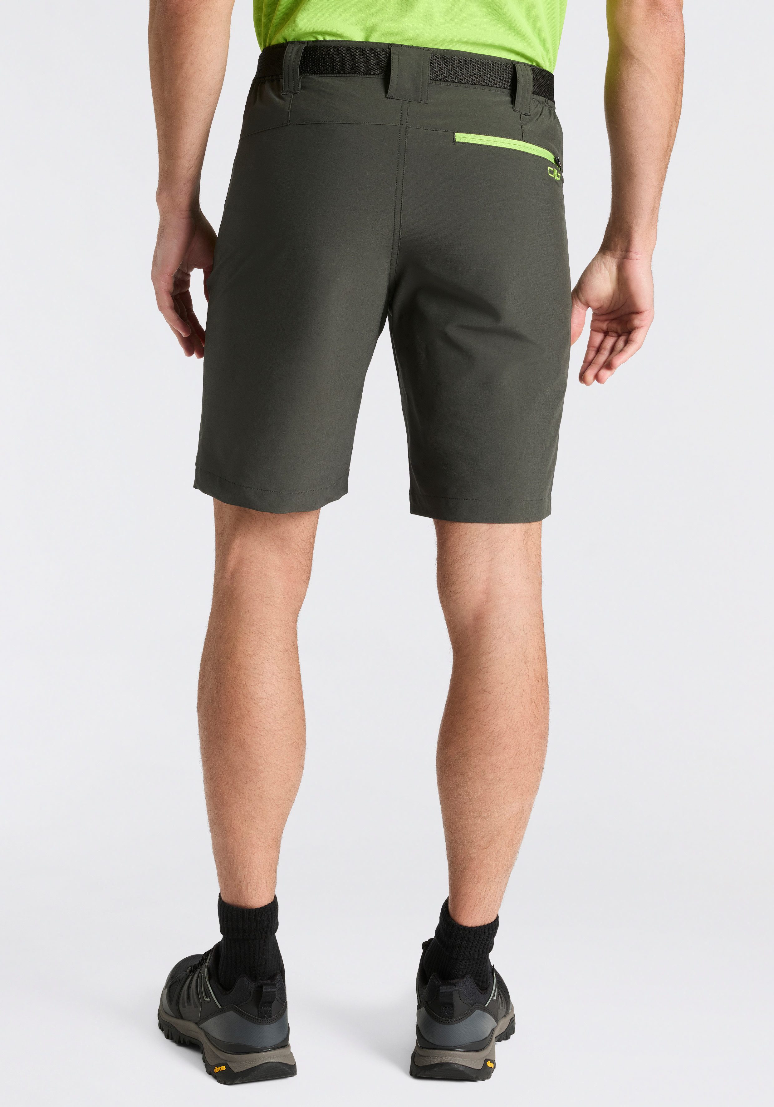 CMP Funktionsshorts mit Reißverschlusstaschen, aus elastischem, atmungsaktivem Material