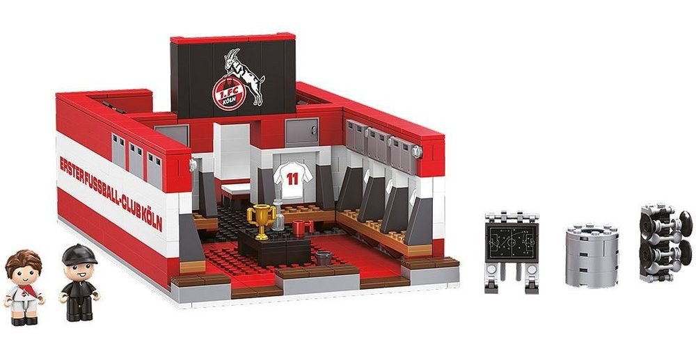 1. FC Köln Plüschfigur Bausatz Umkleidekabine