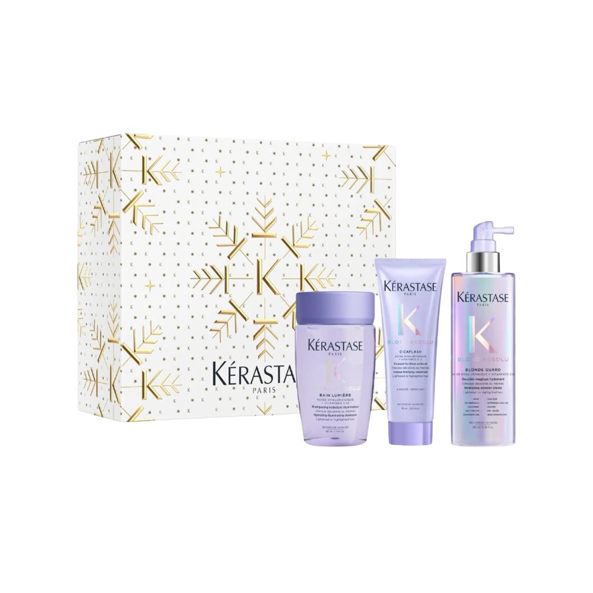 Kérastase Haarpflege-Set Blond Trio XMas Set - Geschenkset, 3-tlg.