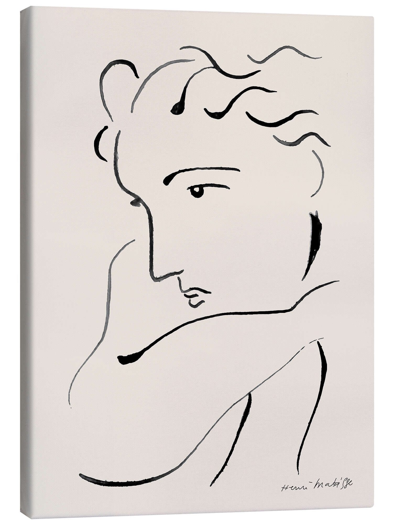 Posterlounge Wandbild Femme II, Henri Matisse, erhältlich als Poster, Leinwandbild, Wandsticker oder Acrylglasbild