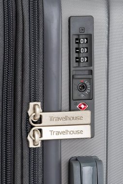 Travelhouse Handgepäck-Trolley Porto, 4 Rollen, Laptopfach in Dehnfalte, Schnellzugriff mit Reißverschluss