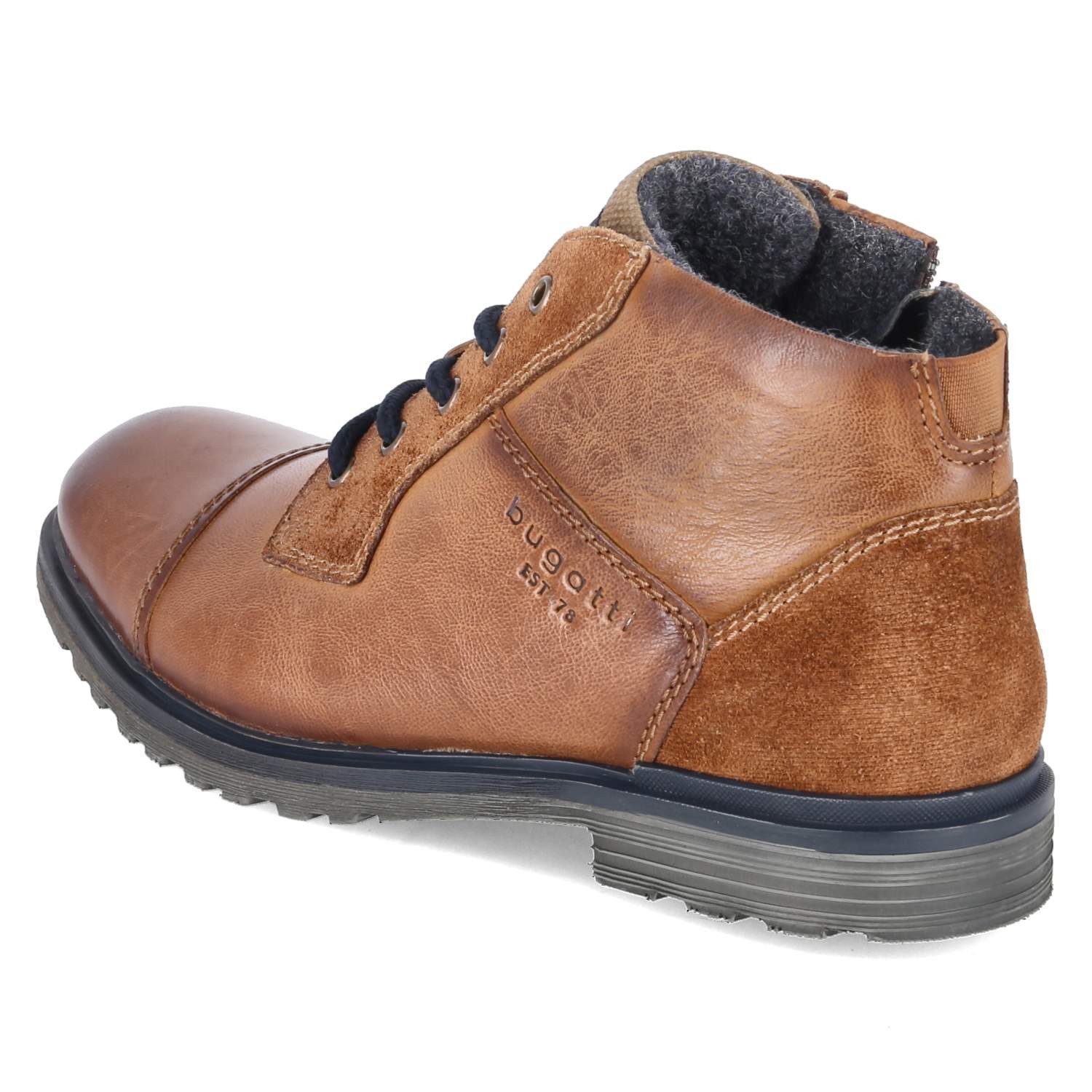 bugatti Bugatti 325A0U3U3500-6300 SP Herren Leder brown Schnürstiefel