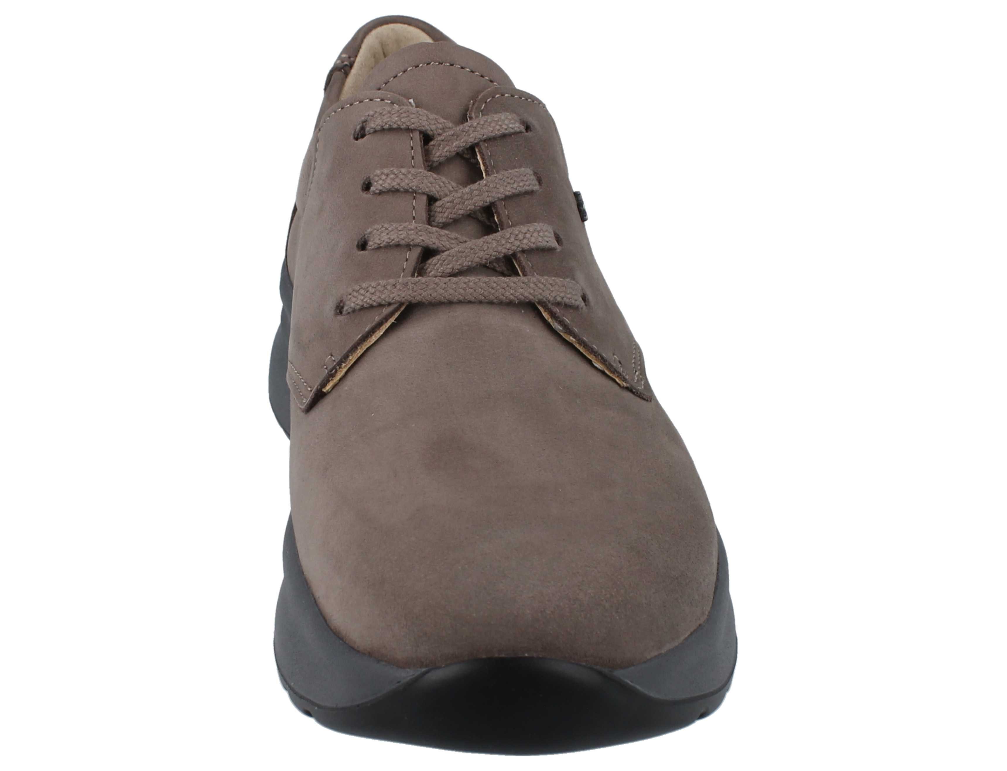 Finn Comfort FINN COMFORT Gandia Damen Halbschuhe beige Nubukleder - Größe: UK 6 Schnürschuh Wechselfußbett