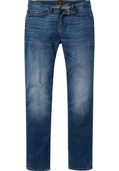 BOSS Tapered-fit-Jeans »Taber« (1-tlg) mit BOSS-Metall-Label am Münzfach