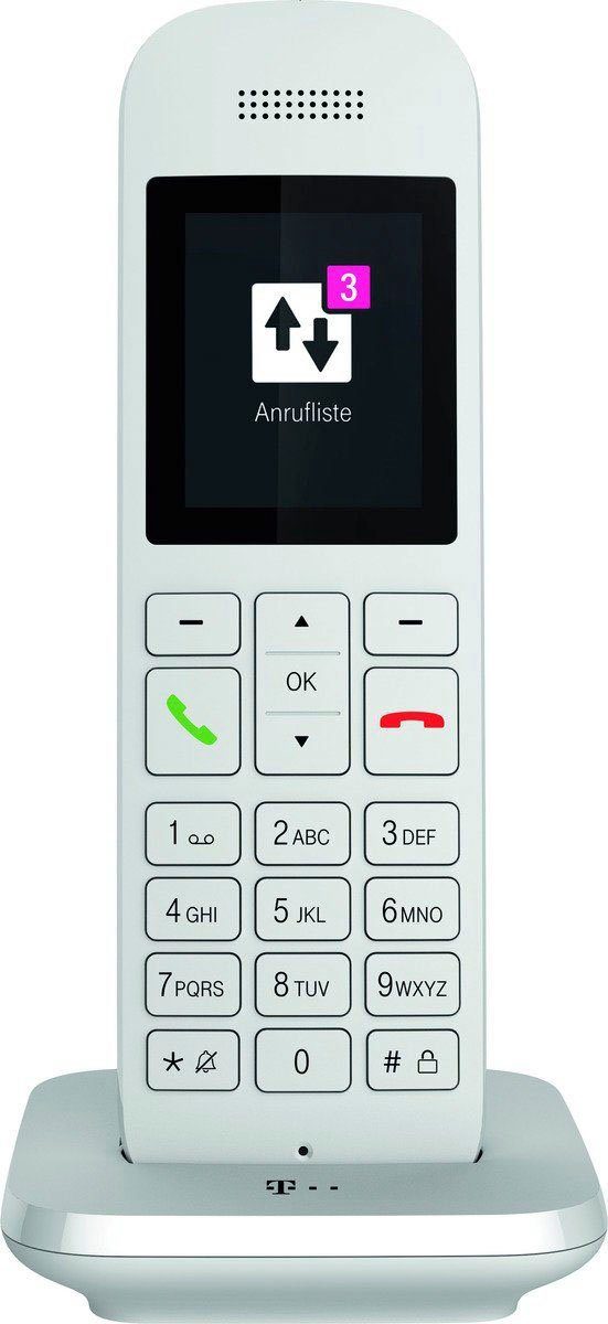 Telekom Speedphone 12 DECT-Telefon (Mobilteile: 1, mit HD Voice, Multifunktionstaste 5 cm Farbdisplay) – Bild 4 von 5