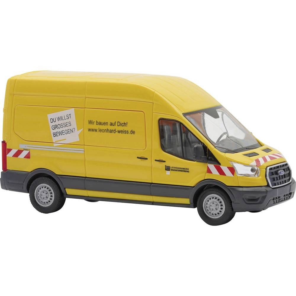 Busch Modelleisenbahn-Straße H0 Baufahrzeug Modell, Einsatzfahrzeug Modell Ford Transit Custom