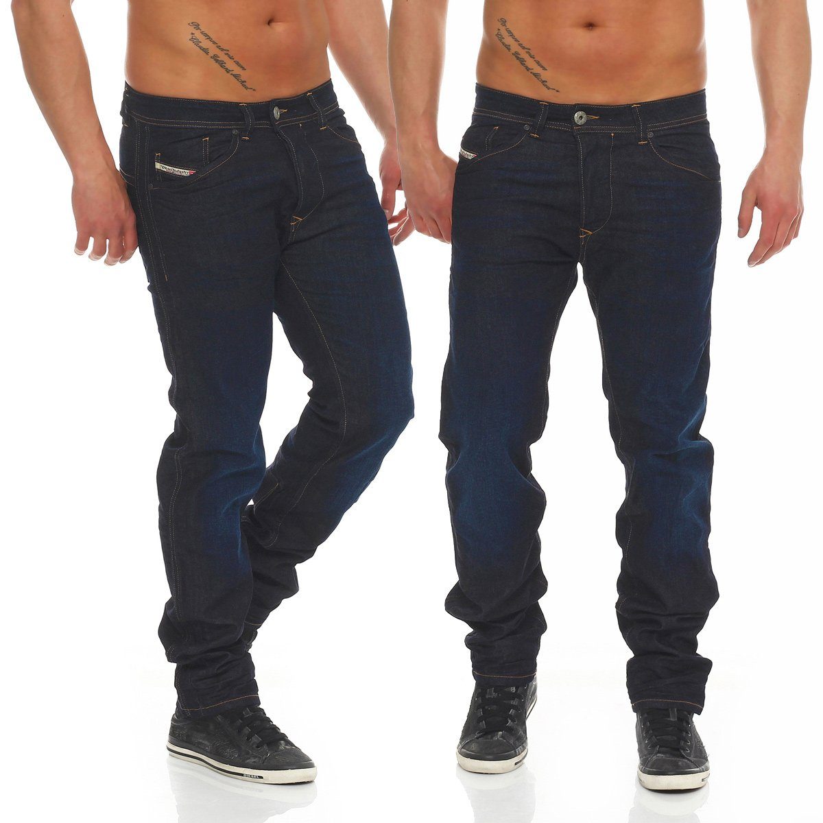 Diesel Regular-fit-Jeans Herren Darron SR020 Blau, 5 Pocket Style | Trachtenjeans