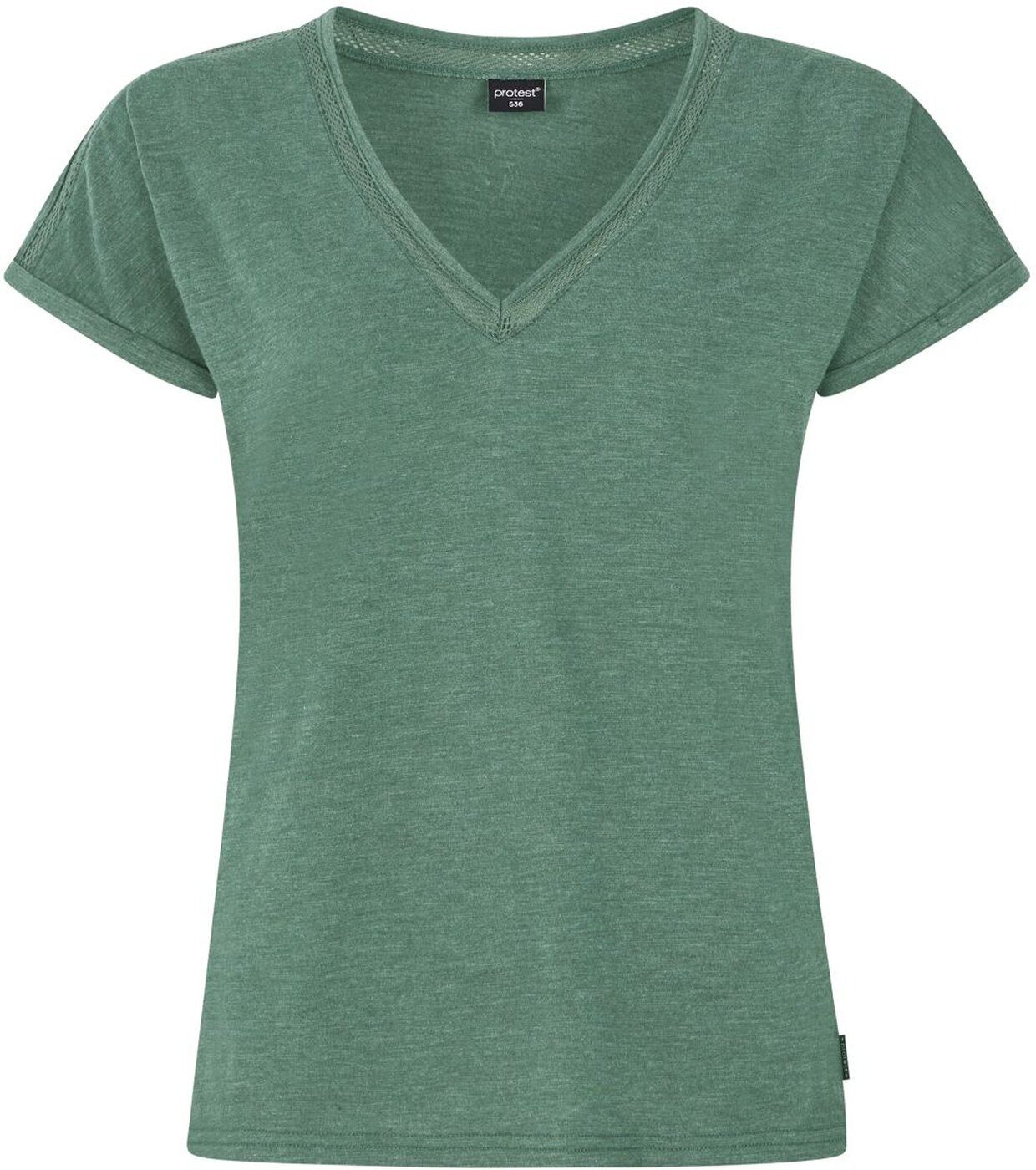 Protest Kurzarmshirt PRTMondaysi t-shirt VEGGIE GREEN günstig online kaufen