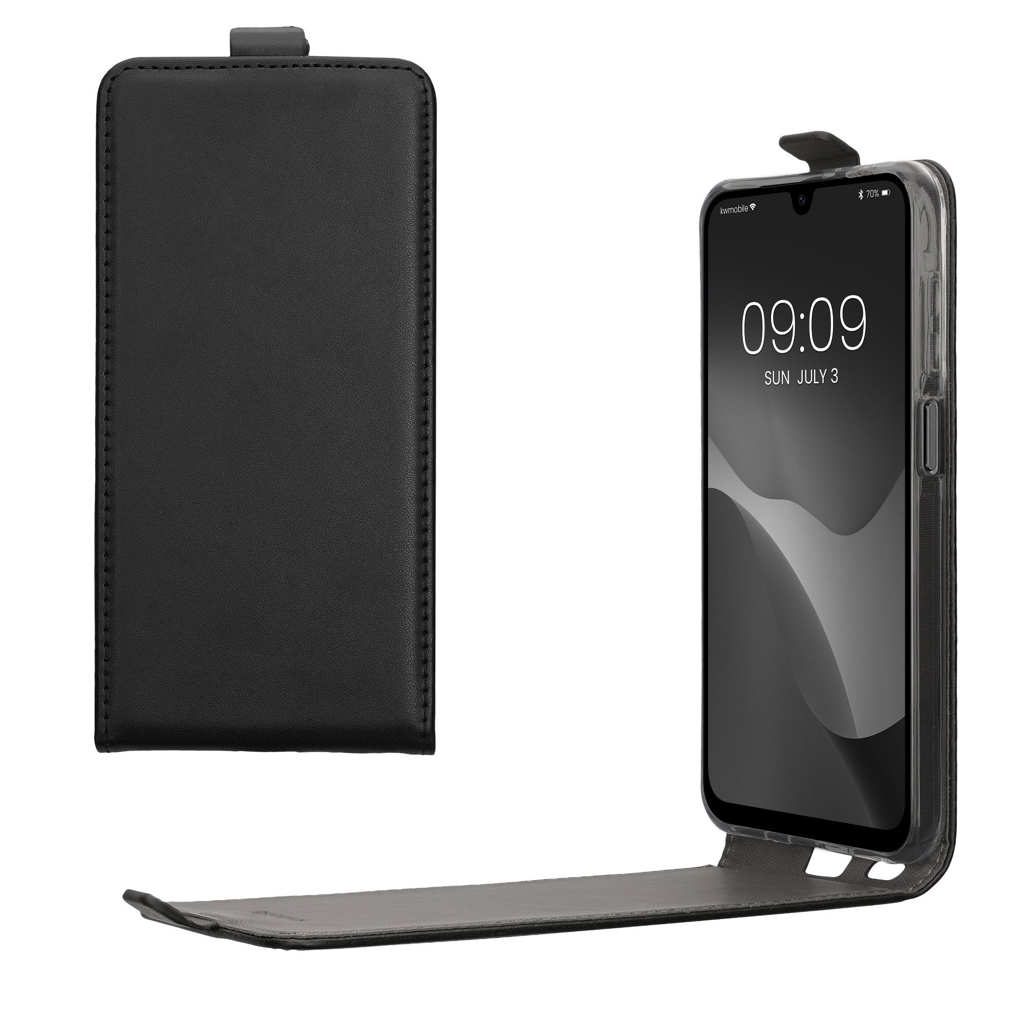 kwmobile Smartphone-Hülle Flip Schutzhülle, Handy Cover Case Schutzhülle