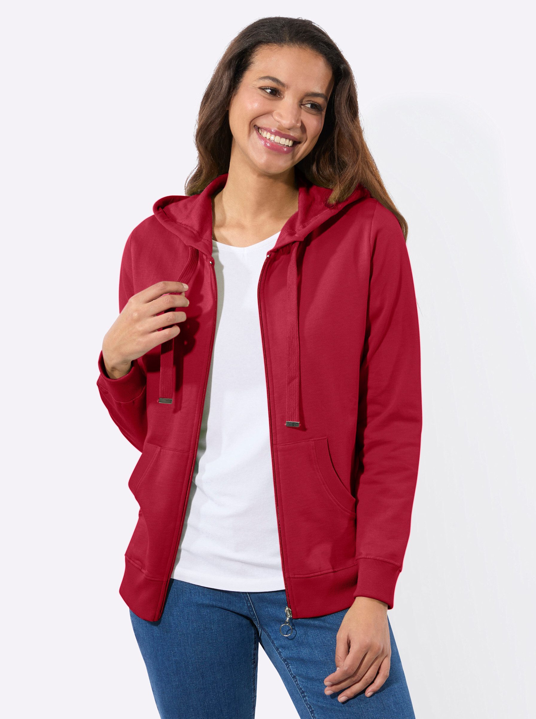 Witt Shirtjacke Sweatjacke Langarm