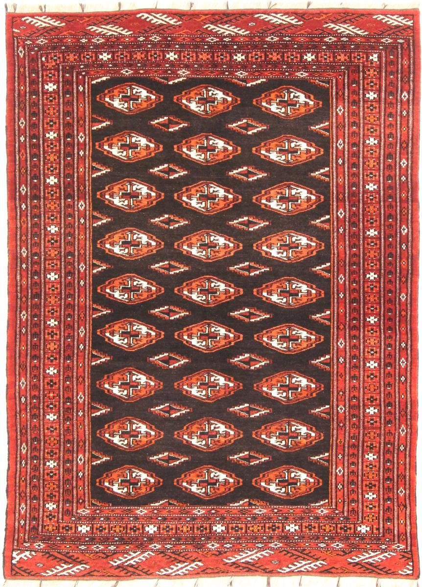 Orientteppich Turkaman 120x165 Handgeknüpfter Orientteppich / Perserteppich, Nain Trading, rechteckig, Höhe: 5 mm
