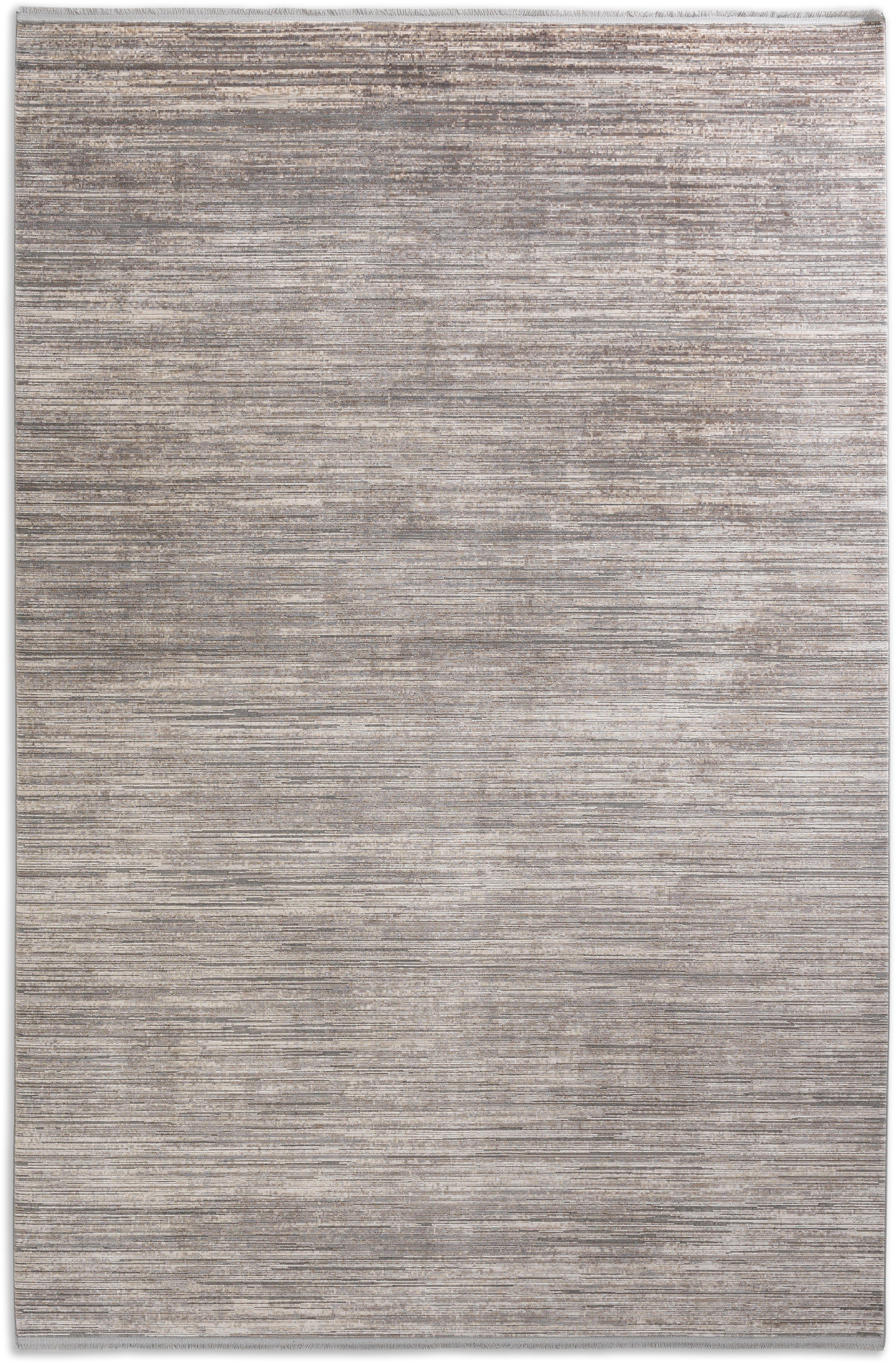 Teppich Gravina 6624 225, ASTRA, 7 Flor, Höhe: seidiger rechteckig, eleganter Viskoseteppich, mm, Hoch-Tief-Struktur silberfarben