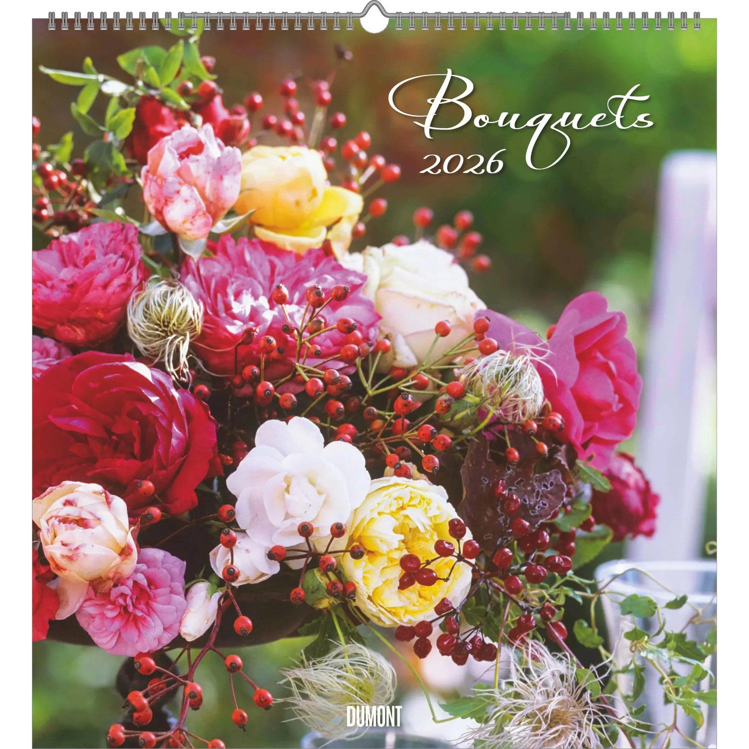 DUMONT Wandkalender Bouquets 2026 - Foto-Kalender - Wand-Kalender - 45x48 -...
